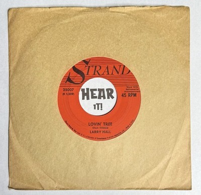 Superb Rockabilly Rock & Roll Mod / Teen 45 LARRY HALL Lovin' Tree STRAND hear
