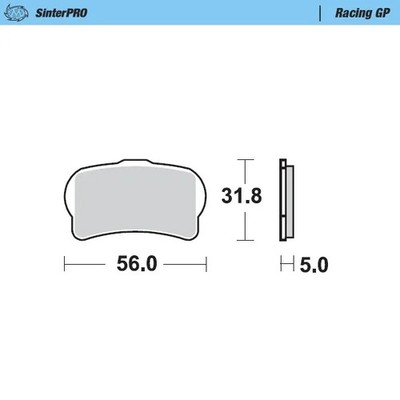 Offroad Bremsbeläge Racing GP SinderPRO MOTO-MASTER 099512