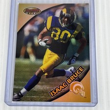 1997 Bowman's Best Refractor Isaac Bruce  *ST. LOUIS RAMS*