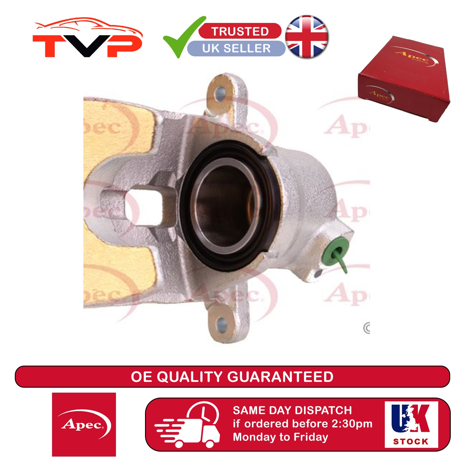 Apec Brake Caliper For Mazda Mx-5 2005-2014 1.8 2.0 Front Right RCA466