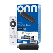 Onn Full HD Streaming Device, Google TV - Fast Streaming, 8GB Storage, 1.5GB RAM