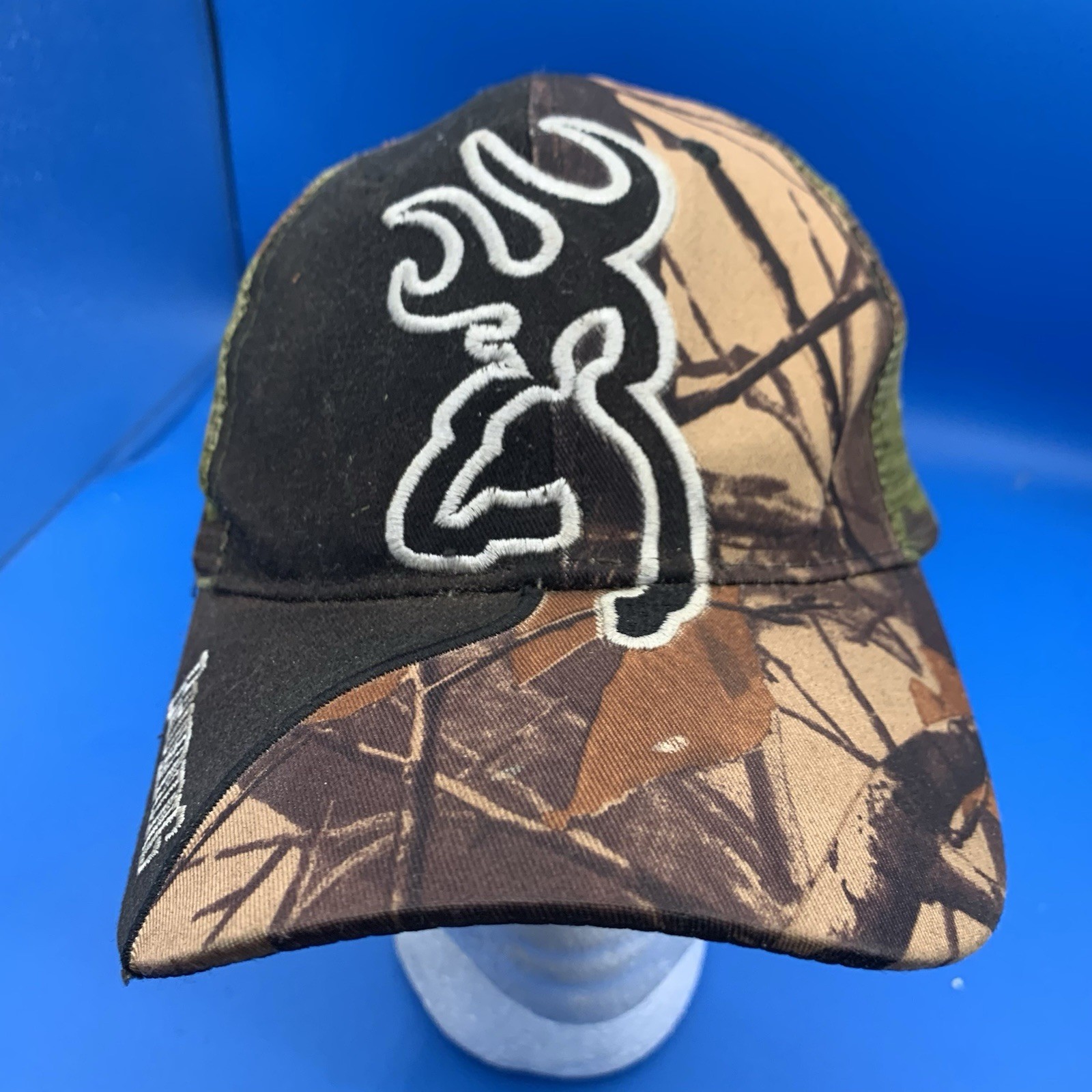 Black Browning Hat Baseball Cap Style Adjustable Hunting SnapBack Camo
