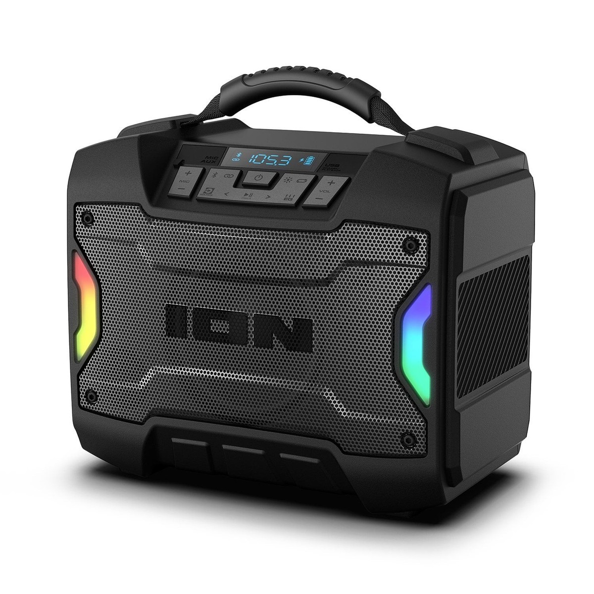 シュミ Tzumi Super Bass Jobsite Bluetooth Speaker Heavy Duty Loud