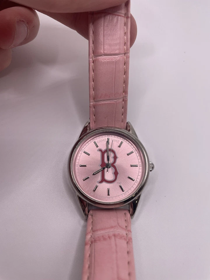 Women’s Game Time Boston Red Sox Watch- Pink Watch - Image 2 of 4