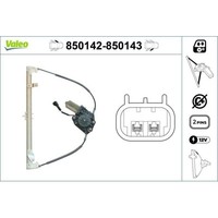 1X Fensterheber Valeo 850142 Passend FüR Fiat
