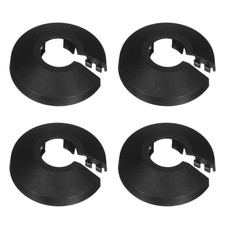 4 PCS Escutcheon Plate, Plumbing Cover Plates 5/8" Od Hole Wall Covers Black