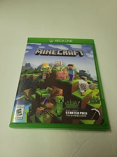 Minecraft Starter Collection - Xbox One   Good Shape. Disc And Case Tested