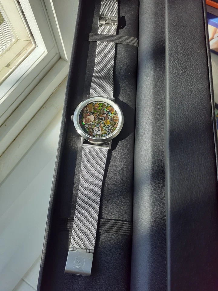 Reloj Pulsera Ammolite Chant Acero Inoxidable 33mm Piedras Preciosas 23mm Banda ✅GRATIS✅ Foto 2 de 4