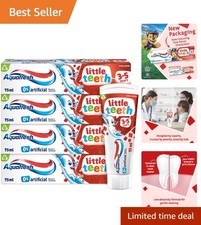 Mild Mint Aquafresh Little Teeth Toothpaste - Kids 4 x 75ml, Fluoride Protection 43.37 per litre