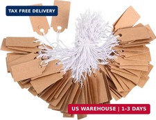 Marking Tags Kraft Price Tags Writable Blank Price Labels Display Label with Ela