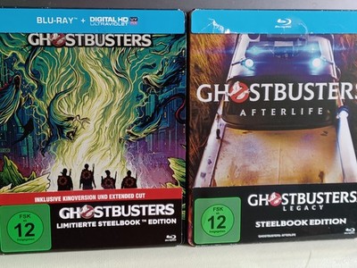 GHOSTBUSTERS und GHOSTBUSTERS Afterlife bluray steelbook