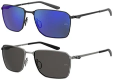 Under Armour Scepter 2 Men's Square Sunglasses w/ Slim Memory Steel Temples