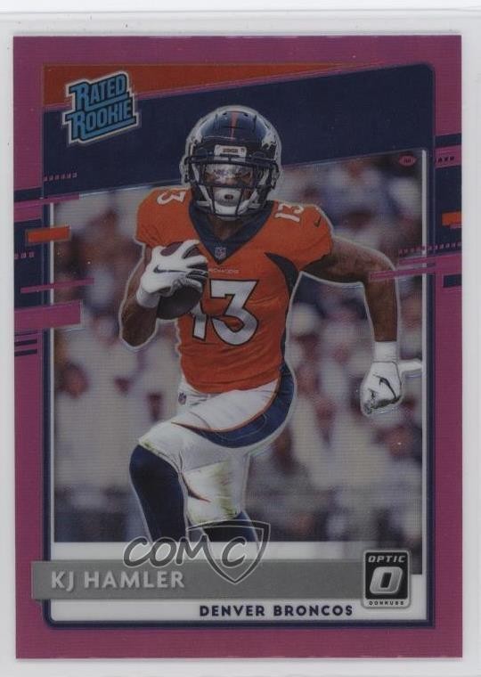 2020 Panini Donruss Optic Rated Rookies Pink Prizm KJ Hamler #170 Rookie RC w1s