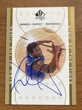 2000-01 SP Authentic Sign of the Times Donnell Harvey Auto RC Mavericks / Gators