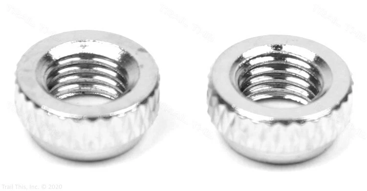 Paquete de dos tuercas adaptadoras de llanta de bicicleta con válvula Panaracer Schrader a Presta Foto 3 de 3