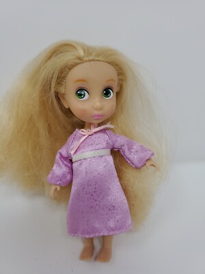 Disney Animators' Collection Rapunzel Tangled Hair 5'' Mini Doll Figure Toy