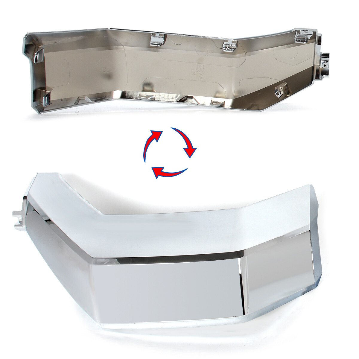 For 2022 2023 2024 Toyota Tundra Chrome Front Bumper Grille Grill Molding Trim