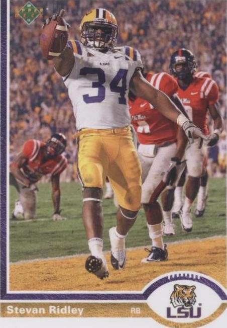 2011 Upper Deck Stevan Ridley #20A-81 - 1 of 2