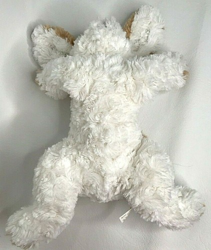 Bunnies By The Bay Cream/White Brown/Tan Skipit Puppy Dog stuffed animal plush - Picture 4 of 5