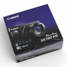 Canon PowerShot SX740 HS Black Compact Digital Camera Zoom Lens 40x 20.30MP