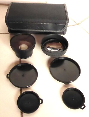 Sony Tele Conversion Lens X1.4 VCL-1437A und Wide Conversion Lens X0.6 VCL-0637A