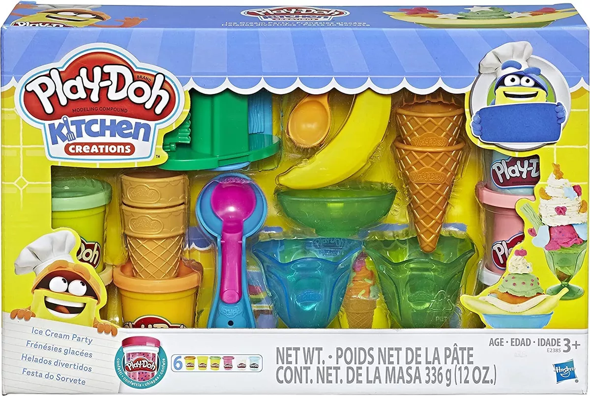 Jogo De Sorvete Balancing Learning Finge Play Food Cone