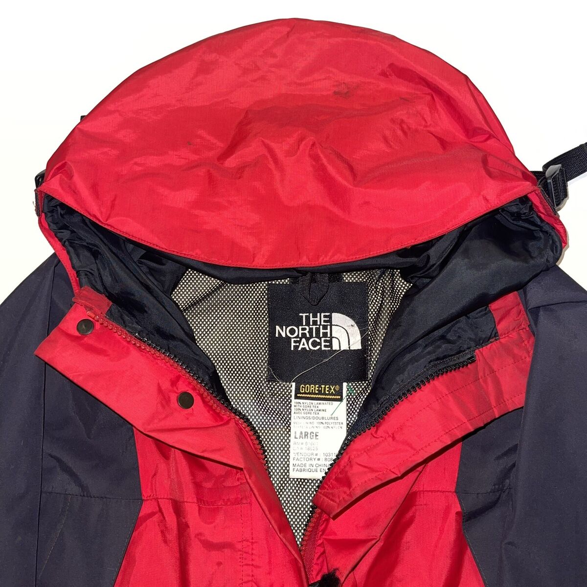 Vintage 90's North Face Gore-Tex Red Mountain Jacket Large Vintage 90's North Face Gore-Tex Red Mountain Jacket Large