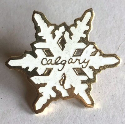 Calgary Alberta Metal Pin Pinback-Used-VG-FREE SHIPPING