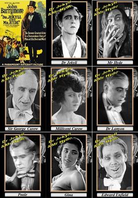 Dr Jekyll And Mr Hyde 19 Movie Trading Cards John Barrymore Classic Horror Ebay