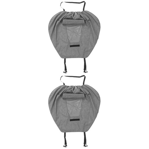 2 Pack Accessoires Pour Auvent Housse De Protection Solaire Poussette Bébé - Photo 2/12