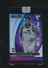 UDOKA AZUBUIKE 2020-21 PANINI FLUX TITAN ENCASED SILVER PRIZM RC PARALLEL #57
