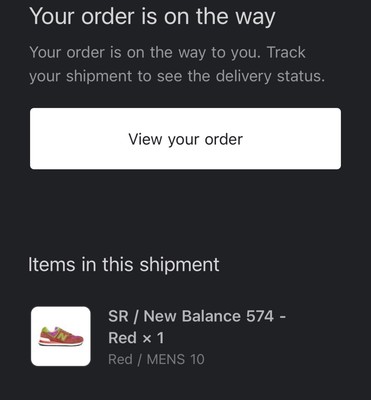 new balance track your order