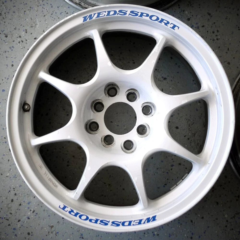 Tc05 Rim WEDS Sport TC05 Rim Sticker High Quality Sticker 15' 16' 17' BLUE | eBay