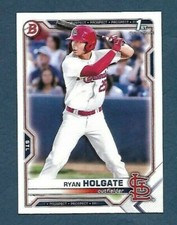 LOT OF (15) 2021 Bowman Draft RYAN HOLGATE BD-148 CARDINALS 1ST BOWMAN ROOKIE