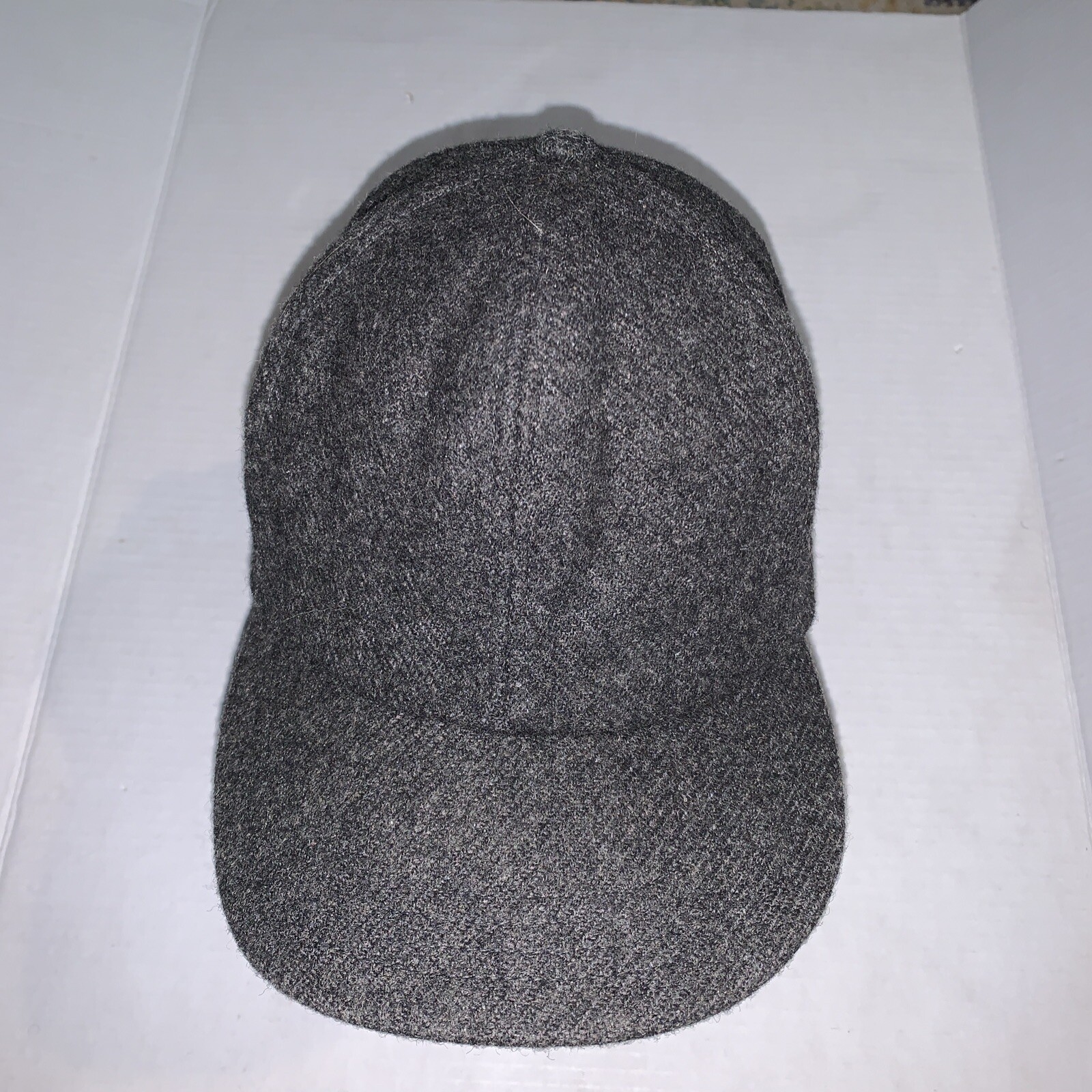 Vintage Wool Baseball Cap with Foldable Ear and Neck Cover in Small Size