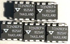 TC1426CPA Lot of 5 pcs TELCOM 1.2A DUAL HIGH-SPEED MOSFET DRIVERS 8-Pin DIP