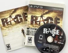 Rage Bethesda PlayStation 3 PS3 Game Case Manual Complete