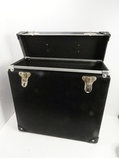 VINTAGE BLACK PRESSED CARD CARRY CASE SCHOOL LP RECORD CARRY PORT DOCUMENTS PORT