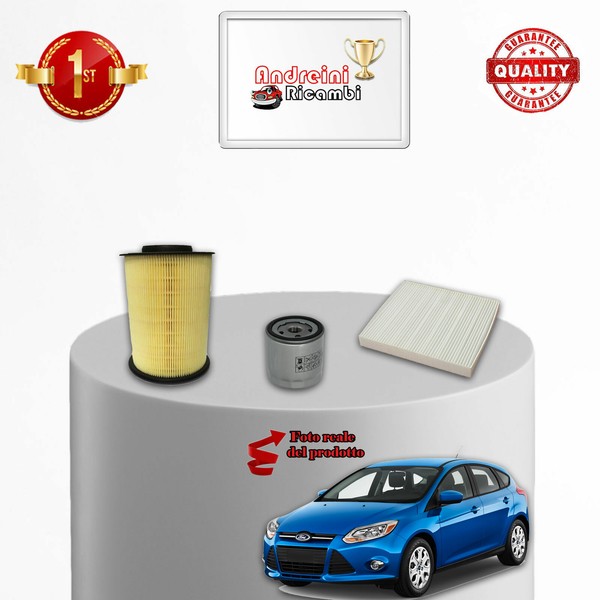 Set Service 3 Filter Ford Focus Iii 1.5 Ecoboost 110KW 150CV Von 2014->-image