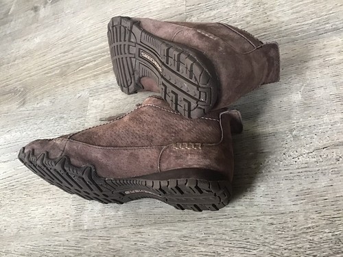 Skechers Damen Biker Chukka Stiefel Größe 8 Braun Lineage Wildleder Mokassin Sneaker 44706 - Bild 12 von 12