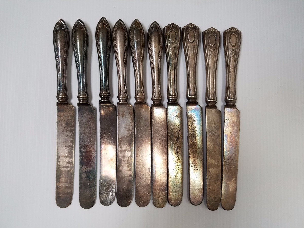 銀　シルバー　Sterling 950k . uyeda テーブルナイフ　2本 銀 シルバー Sterling 950k . uyeda テーブルナイフ 2本 銀
