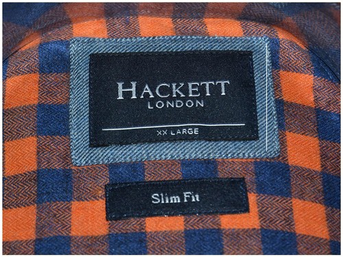 HACKETT Camisa Hombre en Tejido Italiano 2XL HA15 T1P - Imagen 5 de 7