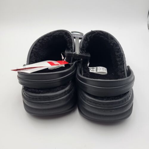 Iowa Hawkeyes Sherpa Lined Clogs with Strap FOCO Mens Medium 9-10 Black - Picture 3 of 5