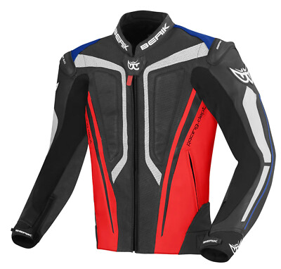 Berik Street Pro Men Motorbike Racing Leather Jacket