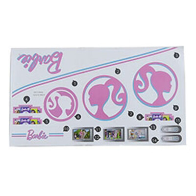 Replacement Label Sheet A Labels 1-15 for Barbie Doll