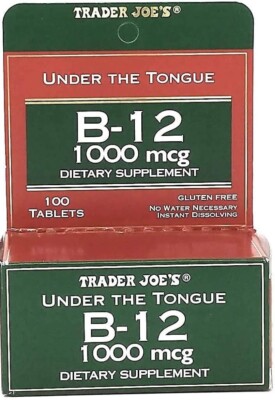  Trader Joe's B-12 High Potency Tablets NEW FREE SHIPPING  