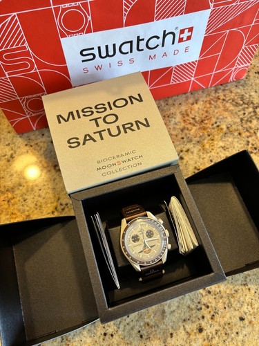 New Omega x Swatch Mission to Saturn 🪐 MoonSwatch Speedmaster With Receipt