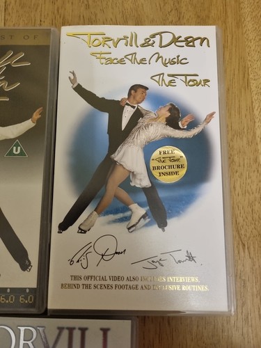 BUNDLE OF 3 Torvill & Dean - VHS TAPES FACE THE MUSIC THE STORY SO FAR VERY BEST - Picture 3 of 14