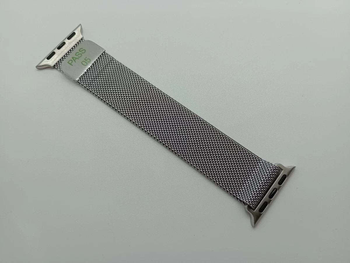 New Stainless Steel Mesh Band Compatible Apple Watch Strap Silver 38mm XC74