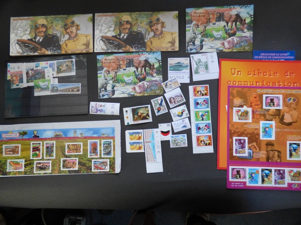 France Stamp Collection Lot Mint Never Hinged MNH FV Face Value 314.42 Euro - Image 4 of 4